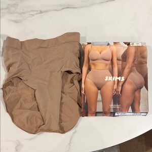 SKIMS High-Waisted Shapewear in Brown